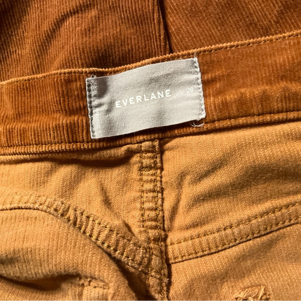 Everlane Baby Cord burnt orange corduroy pants - Picture 6 of 6